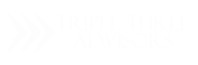 Triple Three Logo - Soft White